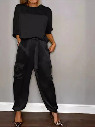 Evelina - Élégance Satinée Casual